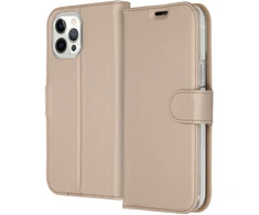 Accezz piniginės tipo TPU atverčiamas dėklas, skirtas iPhone 12 Pro Max – auksinis
