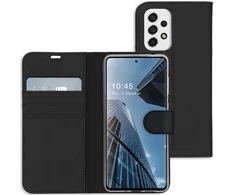 Accezz piniginės tipo TPU atverčiamas dėklas, skirtas Samsung Galaxy A53 – juodas