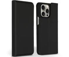 Accezz Premium odinis plonas atverčiamas dėklas, skirtas iPhone 15 Pro Max – juodas