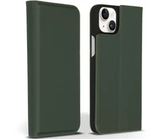 Accezz Premium odinis plonas atverčiamas dėklas, skirtas iPhone 14 Plus – žalias