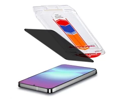 Accezz privatumą saugantis apsauginis stiklas su aplikatoriumi, skirtas Samsung Galaxy A57 (5G)