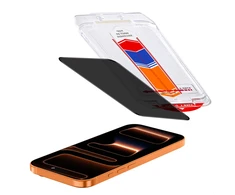 Accezz privatumą saugantis apsauginis stiklas su aplikatoriumi, skirtas iPhone 17 Pro Max