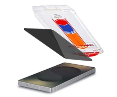 Accezz privatumą saugantis grūdintas stiklas su aplikatoriumi, skirtas Samsung Galaxy S26 Ultra