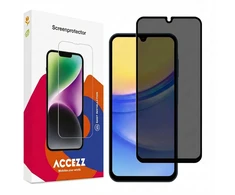 Accezz privatumą saugantis grūdinto stiklo ekrano apsaugos stiklas, skirtas Samsung Galaxy A15 (5G/4G)