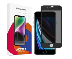 Accezz privatumą užtikrinantis grūdinto stiklo ekrano apsauginis stiklas, skirtas iPhone SE (2022 / 2020)
