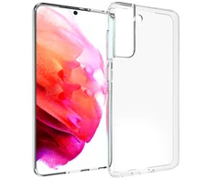 Accezz skaidrus TPU galinis dėklas, skirtas Samsung Galaxy S21 FE – skaidrus