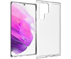 Accezz skaidrus TPU galinis dėklas, skirtas Samsung Galaxy S22 Ultra – skaidrus