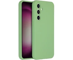 Accezz skysto silikono dėklas Samsung Galaxy S23 FE – žalias