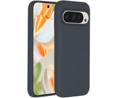 Accezz skysto silikono dėklas, skirtas Google Pixel 9 / 9 Pro – tamsiai mėlynas