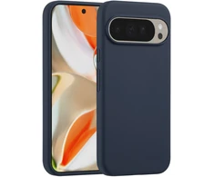 Accezz skysto silikono dėklas, skirtas Google Pixel 10 Pro XL – tamsiai mėlynas