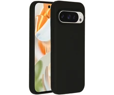 Accezz skysto silikono dėklas, skirtas Google Pixel 9 / 9 Pro – juodas