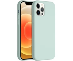 Accezz skysto silikono dėklas, skirtas iPhone 12 (Pro) – dangaus mėlyna