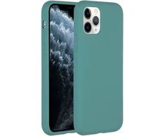 Accezz skysto silikono dėklas, skirtas iPhone 11 Pro – tamsiai žalias