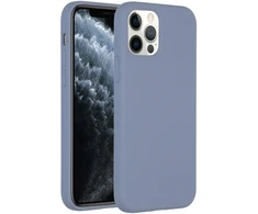 Accezz skysto silikono dėklas, skirtas iPhone 12 (Pro) – levandų pilka