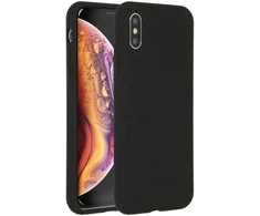 Accezz skysto silikono dėklas, skirtas iPhone X / Xs – Juodas