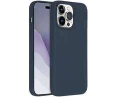 Accezz skysto silikono dėklas, skirtas iPhone 14 Pro Max – tamsiai mėlynas