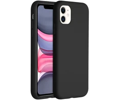 Accezz skysto silikono dėklas, skirtas iPhone 11 – juodas