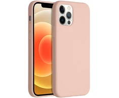Accezz skysto silikono dėklas, skirtas iPhone 12 (Pro) – Rožinis