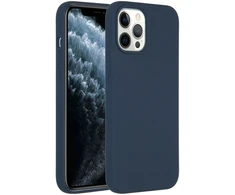 Accezz skysto silikono dėklas, skirtas iPhone 12 Pro Max – tamsiai mėlynas