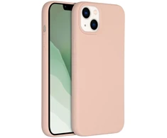 Accezz skysto silikono dėklas, skirtas iPhone 14 Plus – rožinis
