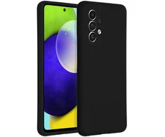 Accezz skysto silikono dėklas, skirtas Samsung Galaxy A53 – juodas