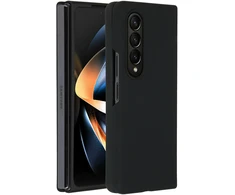 Accezz skysto silikono dėklas, skirtas Samsung Galaxy Z Fold 4 – juodas