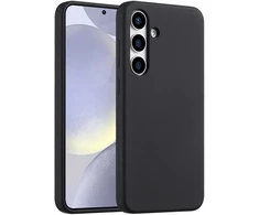 Accezz skysto silikono dėklas, skirtas Samsung Galaxy S25 Plus – juodas