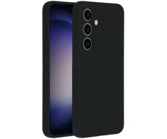Accezz skysto silikono dėklas, skirtas Samsung Galaxy S24 – juodas