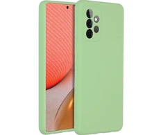 Accezz skysto silikono dėklas, skirtas Samsung Galaxy A72 – žalias