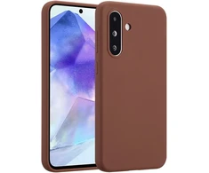 Accezz skysto silikono dėklas, skirtas Samsung Galaxy A36 / A56 – New Tea Brown