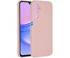 Accezz skysto silikono dėklas, skirtas Samsung Galaxy A15 (5G/4G) – rožinis