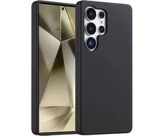 Accezz skysto silikono dėklas, skirtas Samsung Galaxy S25 Ultra – Juodas