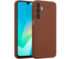 Accezz skysto silikono dėklas, skirtas Samsung Galaxy A16 – New Tea Brown