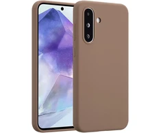 Accezz skysto silikono dėklas, skirtas Samsung Galaxy A36 / A56 – šviesiai rudas