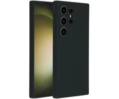 Accezz skysto silikono dėklas, skirtas Samsung Galaxy S24 Ultra – juodas