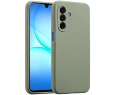 Accezz skysto silikono dėklas, skirtas Samsung Galaxy A17 (4G/5G) – vario žalumo