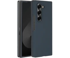 Accezz skysto silikono dėklas, skirtas Samsung Galaxy Z Fold 6 – tamsiai mėlynas