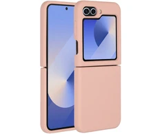 Accezz skysto silikono dėklas, skirtas Samsung Galaxy Z Flip 6 – rožinis