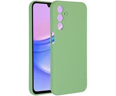 Accezz skysto silikono dėklas, skirtas Samsung Galaxy A15 (5G/4G) – žalias