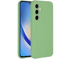 Accezz skysto silikono dėklas, skirtas Samsung Galaxy A35 – žalias