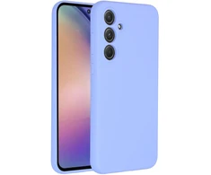 Accezz skysto silikono dėklas, skirtas Samsung Galaxy A55 – violetinis