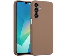 Accezz skysto silikono dėklas, skirtas Samsung Galaxy A16 – šviesiai rudas