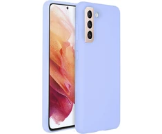 Accezz skysto silikono dėklas, skirtas Samsung Galaxy S21 – violetinis