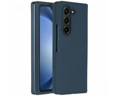 Accezz skysto silikono dėklas, skirtas Samsung Galaxy Z Fold 5 – tamsiai mėlynas