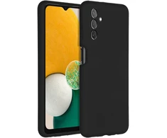 Accezz skysto silikono dėklas, skirtas Samsung Galaxy A13 (5G) / A04s – juodas