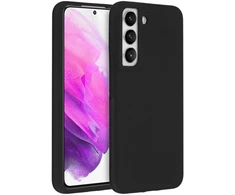 Accezz skysto silikono dėklas, skirtas Samsung Galaxy S22 – juodas
