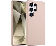 Accezz skysto silikono dėklas, skirtas Samsung Galaxy S25 Ultra – rožinis