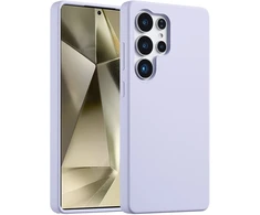 Accezz skysto silikono dėklas, skirtas Samsung Galaxy S25 Ultra – violetinis