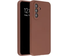 Accezz skysto silikono dėklas, skirtas Samsung Galaxy A37 (5G) – New Tea Brown