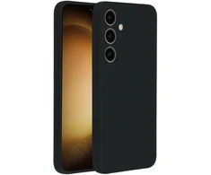 Accezz skysto silikono dėklas, skirtas Samsung Galaxy S24 Plus – juodas